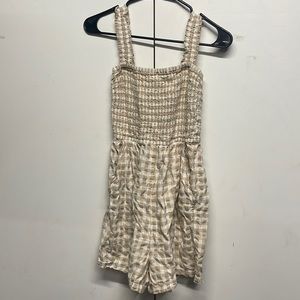 H&M Plaid Romper